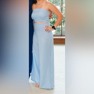 Elegant Blue Women's Jumpsuit